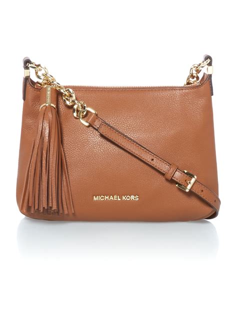 michael kors cloth crossbody tan|Michael Kors handbags.